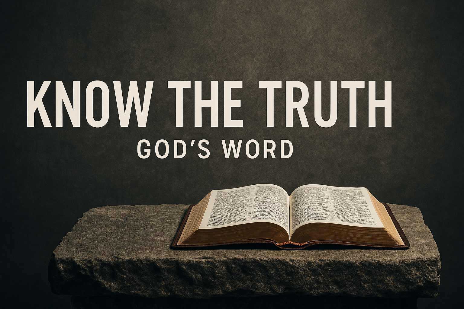 Know the Truth - God’s Word